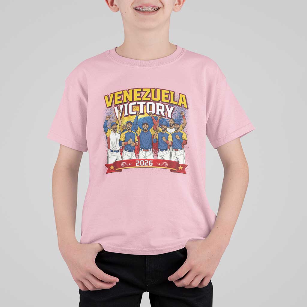 Venezuela Baseball Victory T Shirt For Kid Venezuelan Pride Gift