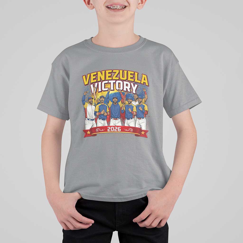 Venezuela Baseball Victory T Shirt For Kid Venezuelan Pride Gift
