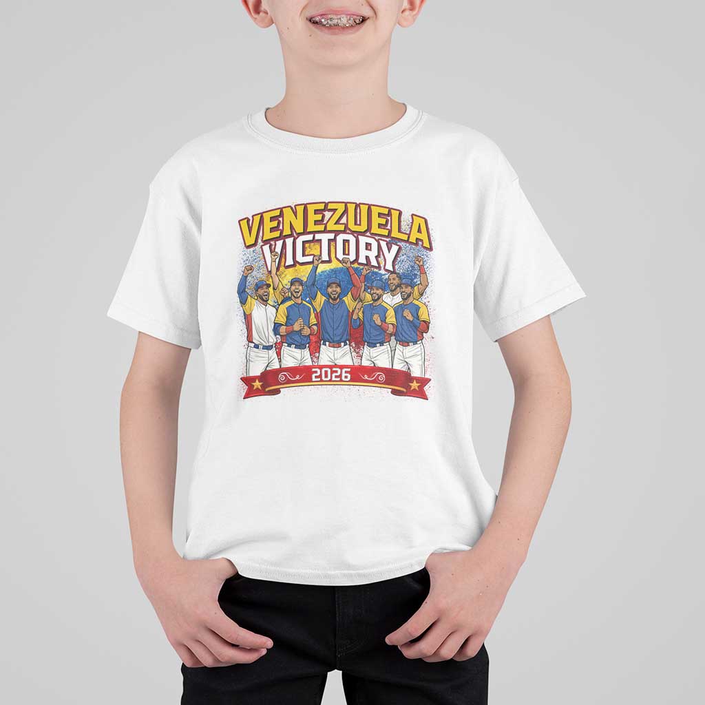 Venezuela Baseball Victory T Shirt For Kid Venezuelan Pride Gift