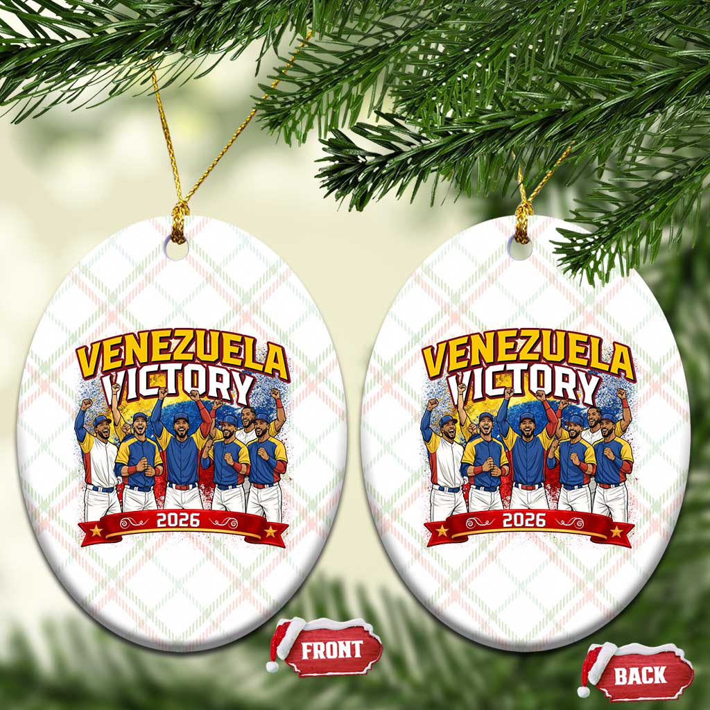 Venezuela Baseball Victory Ceramic Ornament Venezuelan Pride Gift