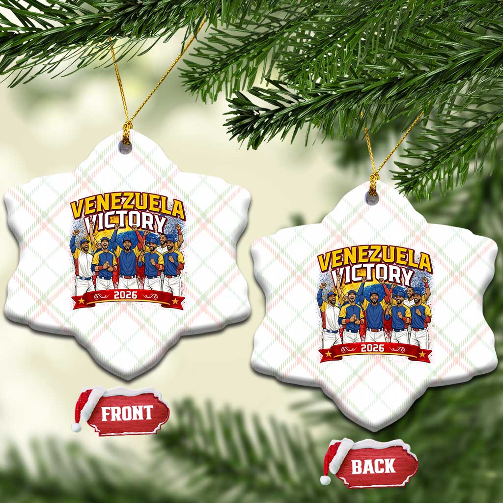Venezuela Baseball Victory Ceramic Ornament Venezuelan Pride Gift