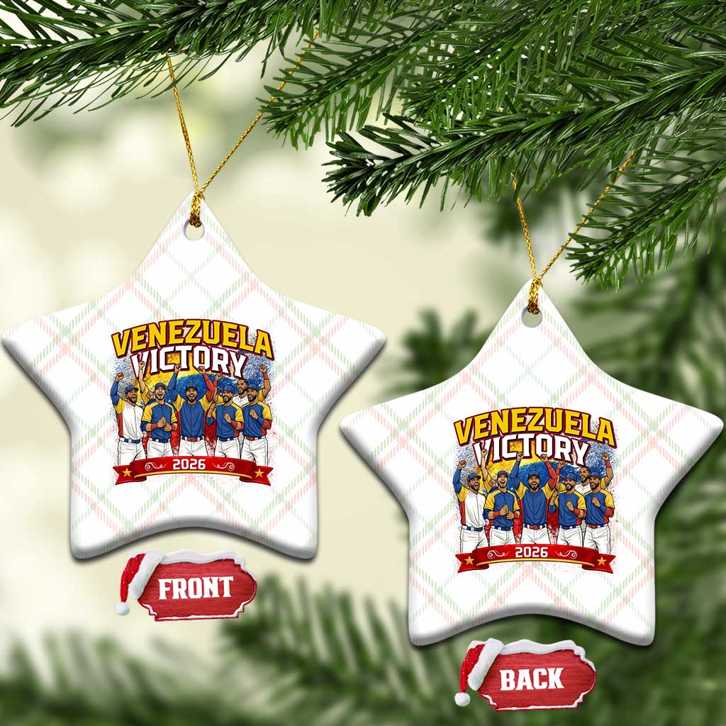 Venezuela Baseball Victory Ceramic Ornament Venezuelan Pride Gift