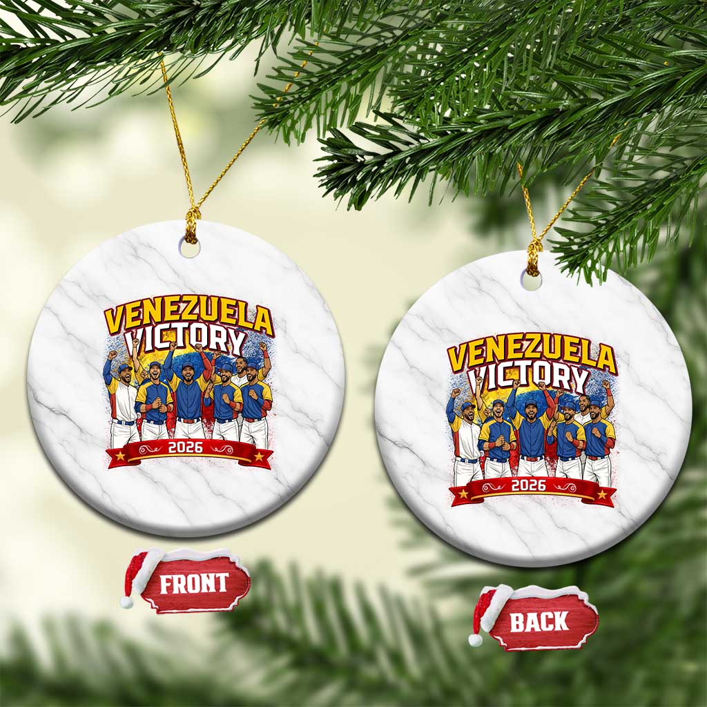 Venezuela Baseball Victory Ceramic Ornament Venezuelan Pride Gift