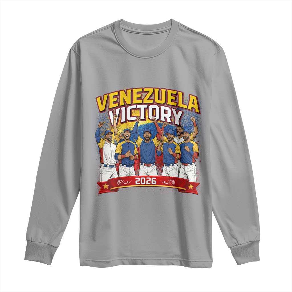 Venezuela Baseball Victory Long Sleeve Shirt Venezuelan Pride Gift