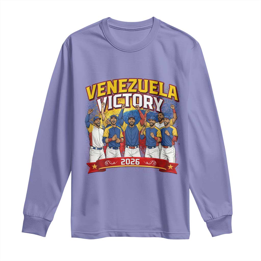 Venezuela Baseball Victory Long Sleeve Shirt Venezuelan Pride Gift