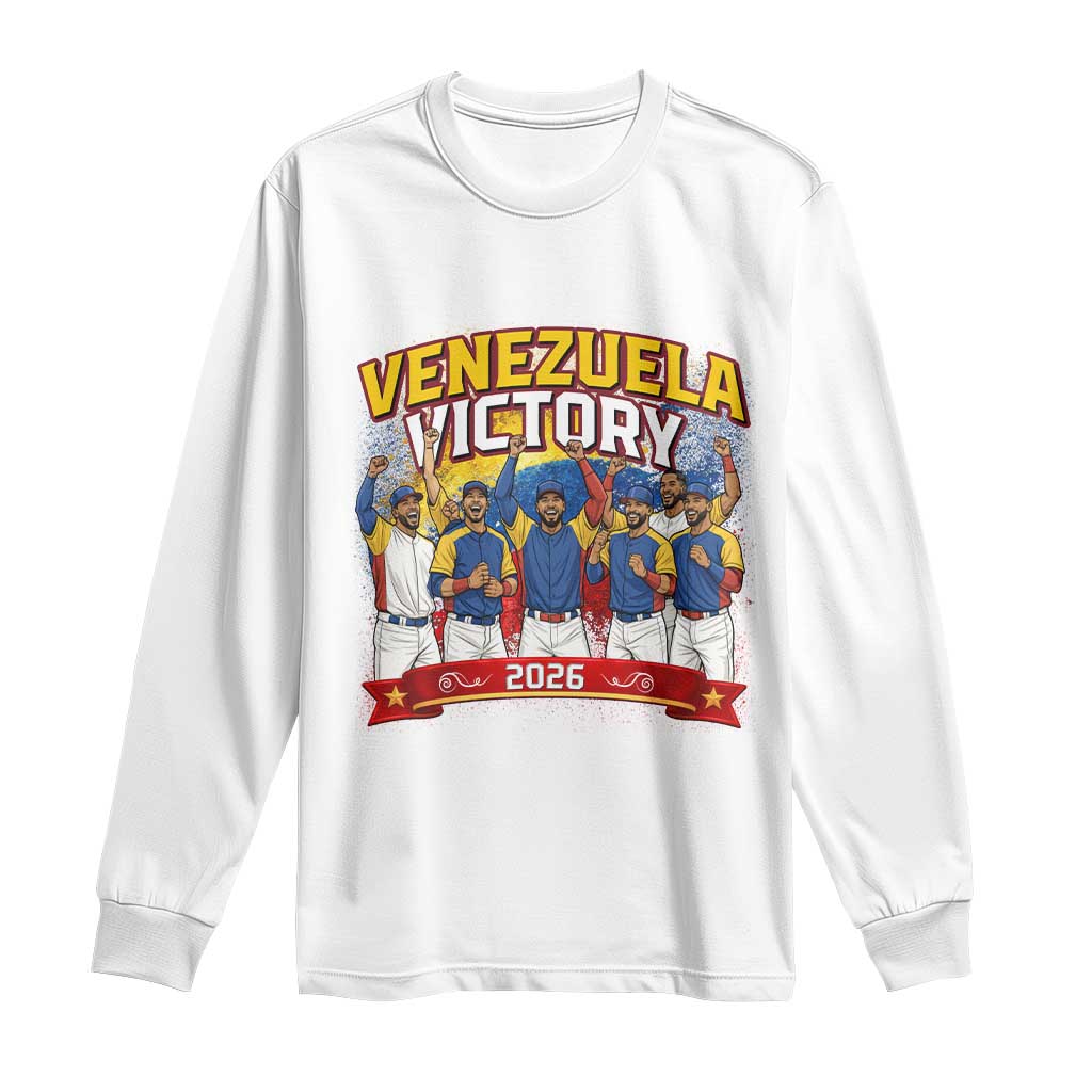 Venezuela Baseball Victory Long Sleeve Shirt Venezuelan Pride Gift