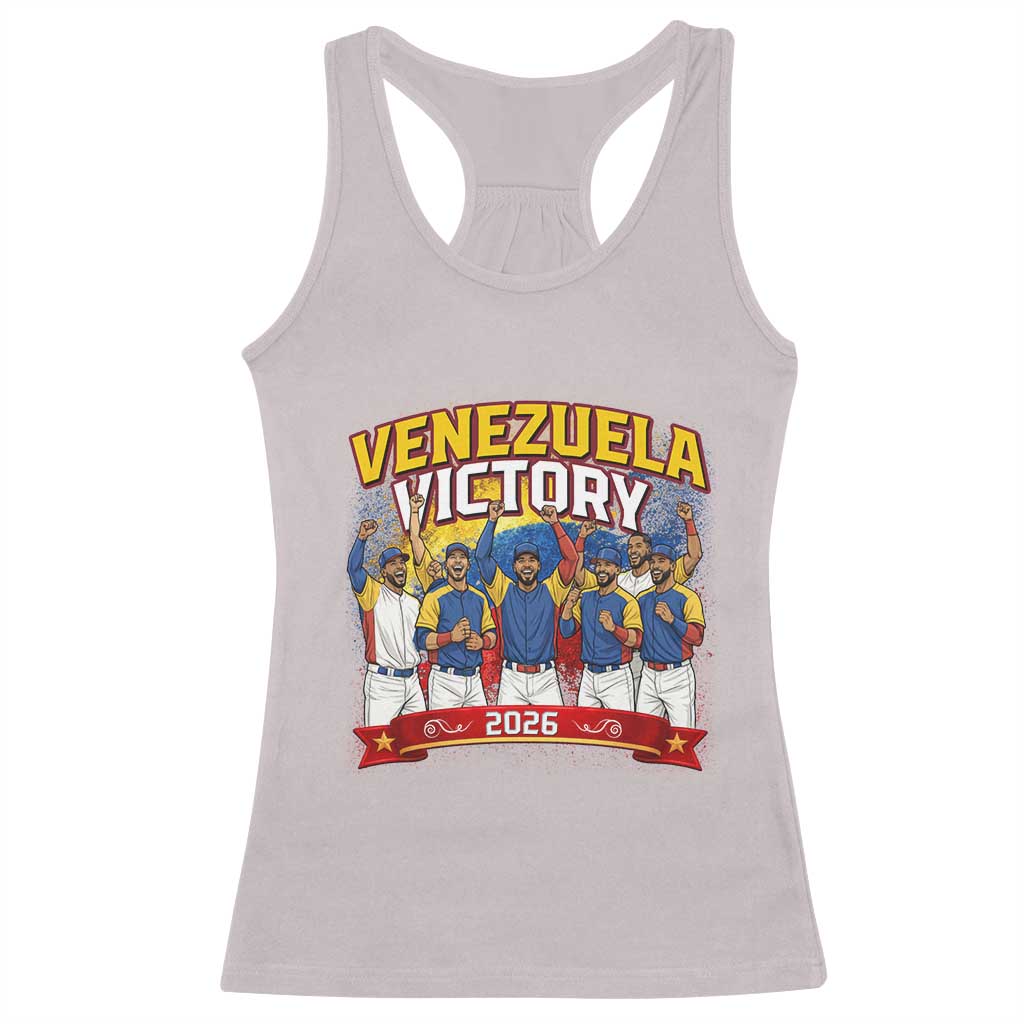 Venezuela Baseball Victory Racerback Tank Top Venezuelan Pride Gift
