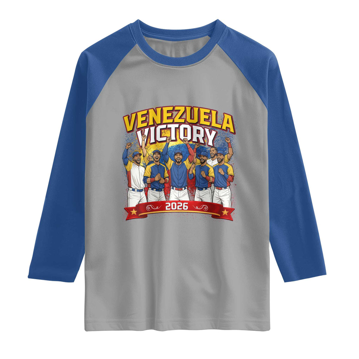 Venezuela Baseball Victory Raglan Shirt Venezuelan Pride Gift