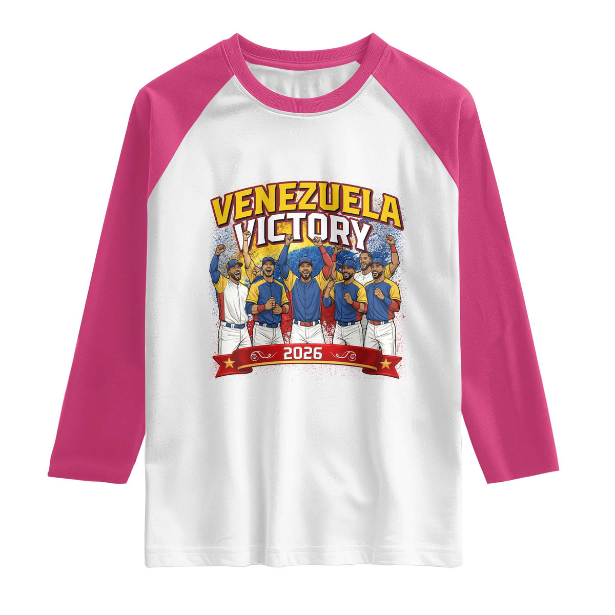 Venezuela Baseball Victory Raglan Shirt Venezuelan Pride Gift