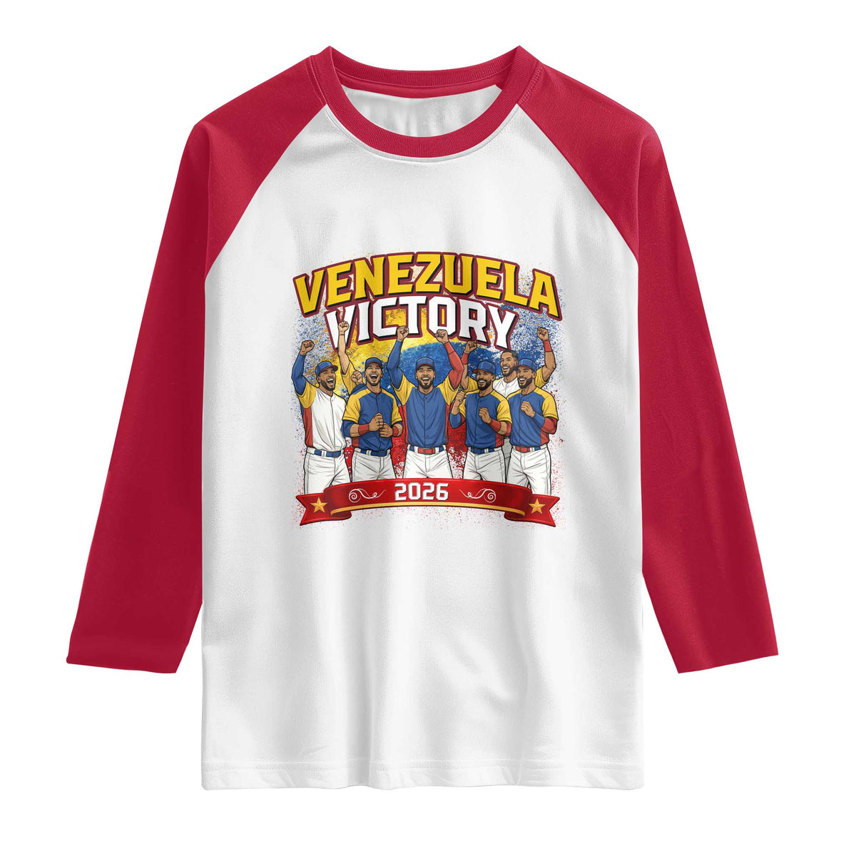 Venezuela Baseball Victory Raglan Shirt Venezuelan Pride Gift