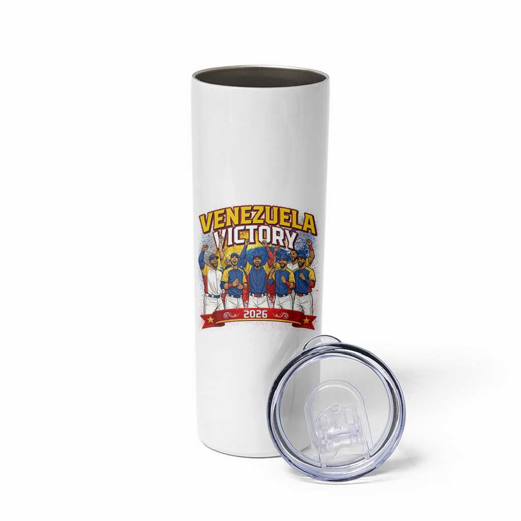 Venezuela Baseball Victory Skinny Tumbler Venezuelan Pride Gift