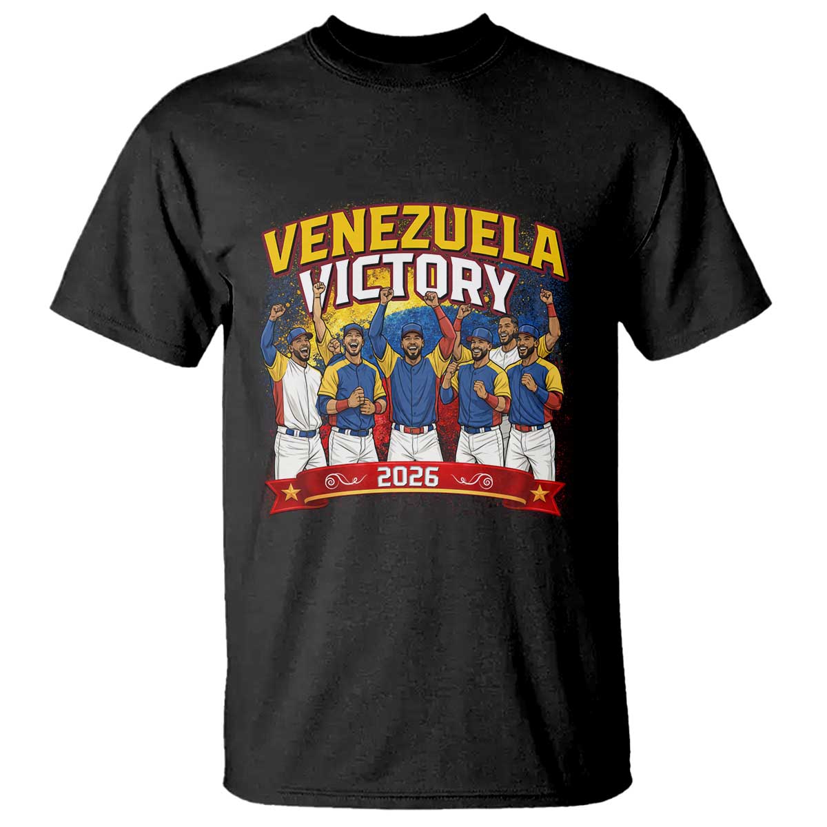 Venezuela Baseball Victory T Shirt Venezuelan Pride Gift