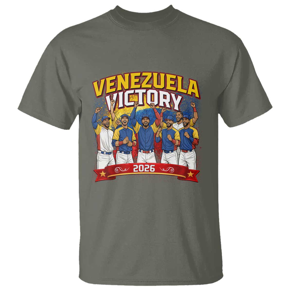 Venezuela Baseball Victory T Shirt Venezuelan Pride Gift