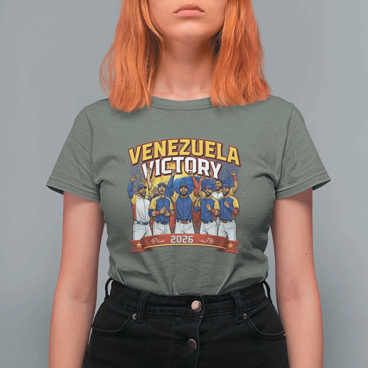 Venezuela Baseball Victory T Shirt For Women Venezuelan Pride Gift