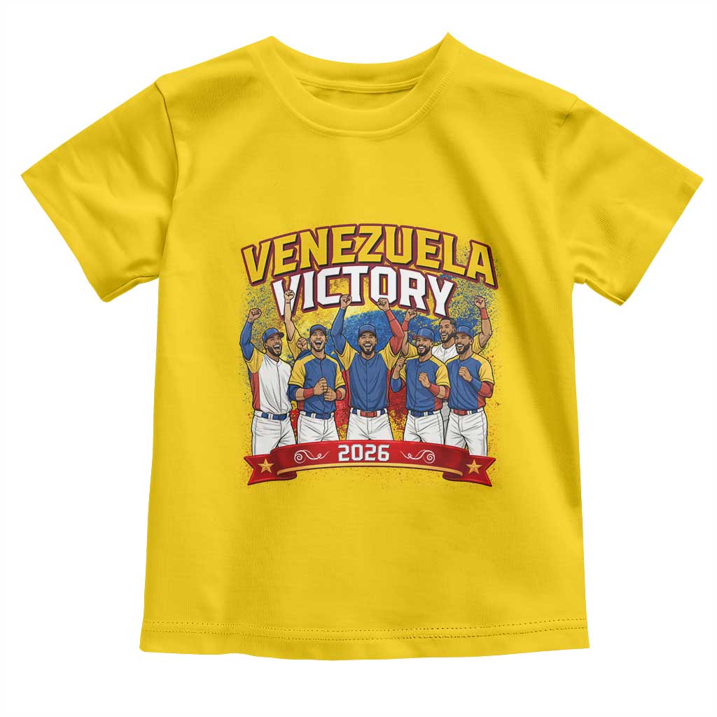 Venezuela Baseball Victory Toddler T Shirt Venezuelan Pride Gift
