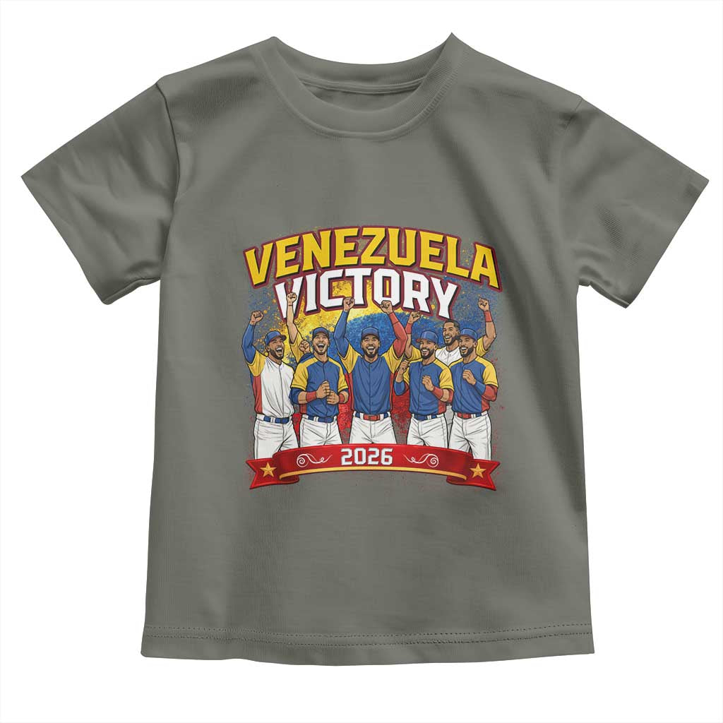 Venezuela Baseball Victory Toddler T Shirt Venezuelan Pride Gift