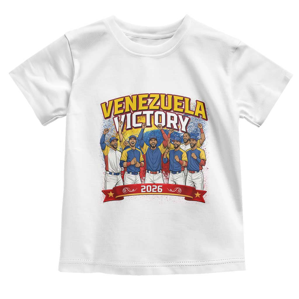 Venezuela Baseball Victory Toddler T Shirt Venezuelan Pride Gift