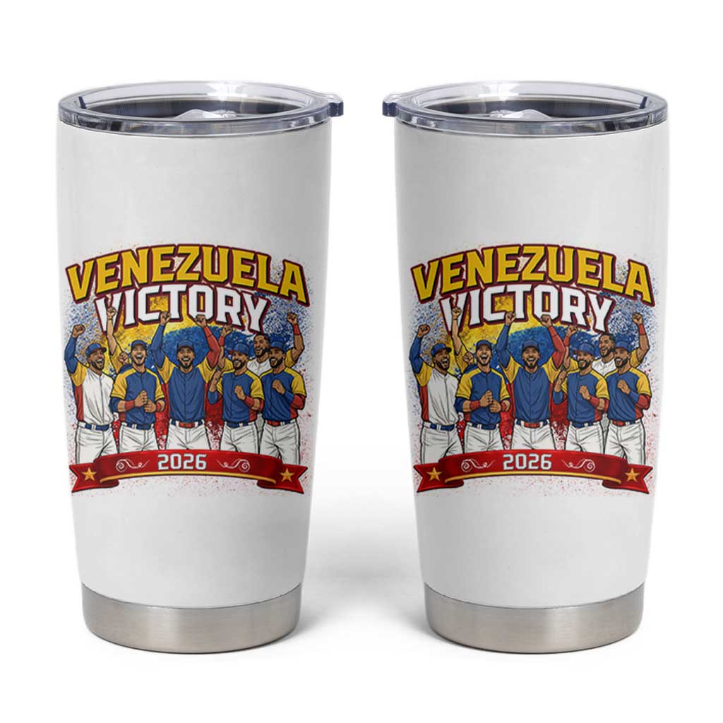 Venezuela Baseball Victory Tumbler Cup Venezuelan Pride Gift