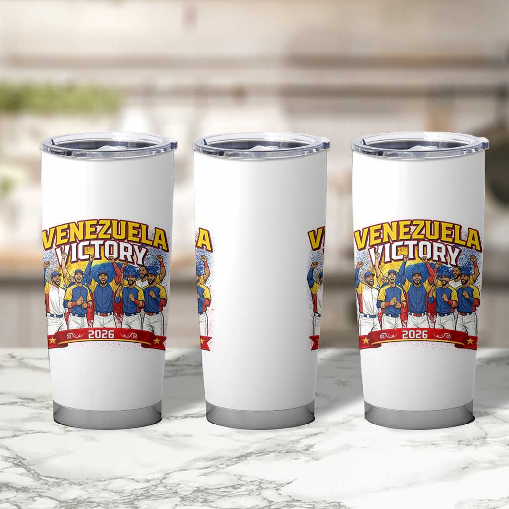 Venezuela Baseball Victory Tumbler Cup Venezuelan Pride Gift