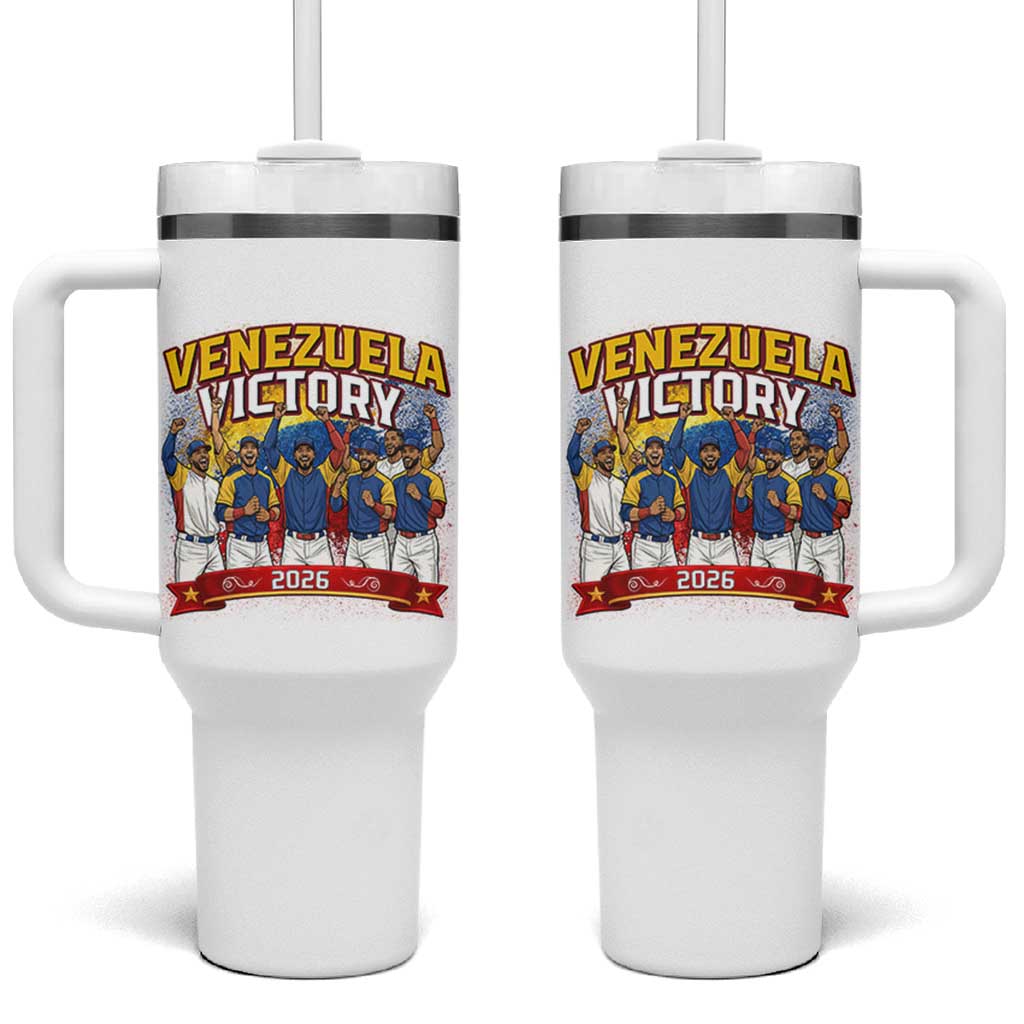 Venezuela Baseball Victory Tumbler With Handle Venezuelan Pride Gift