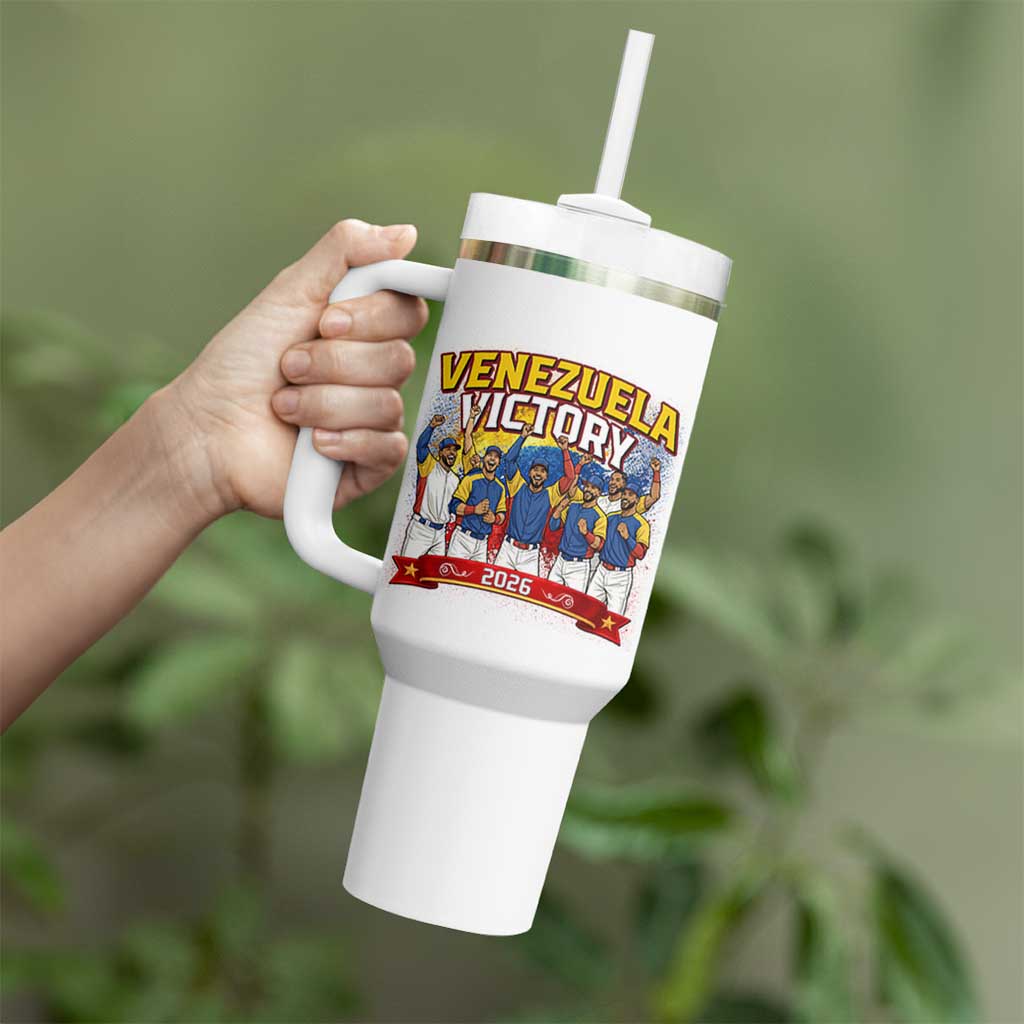 Venezuela Baseball Victory Tumbler With Handle Venezuelan Pride Gift