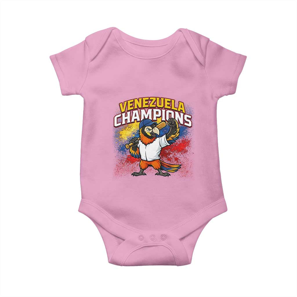 Venezuela Baseball Champions Baby Onesie Troupial Bird Patriotic Pride