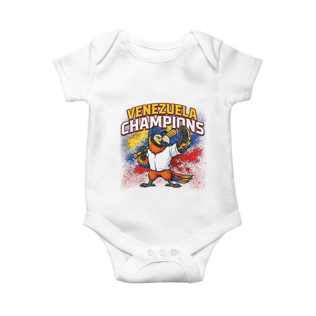 Venezuela Baseball Champions Baby Onesie Troupial Bird Patriotic Pride