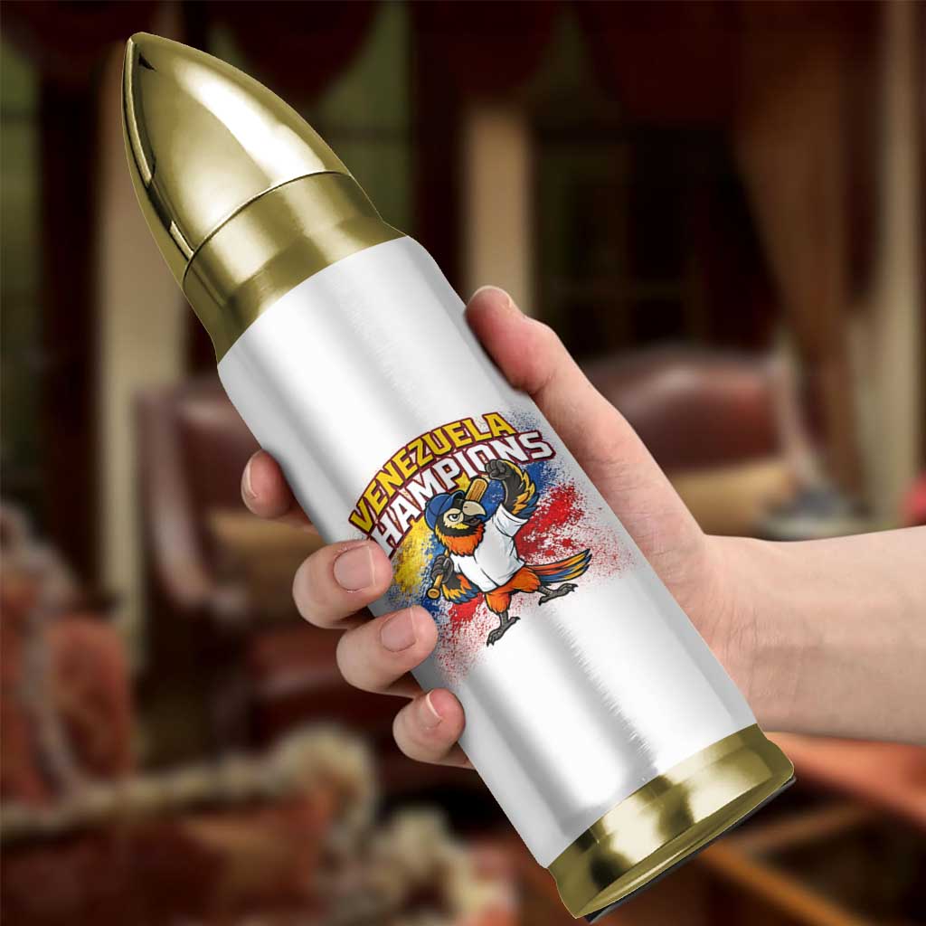 Venezuela Baseball Champions Bullet Tumbler Troupial Bird Patriotic Pride
