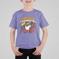 Venezuela Baseball Champions T Shirt For Kid Troupial Bird Patriotic Pride
