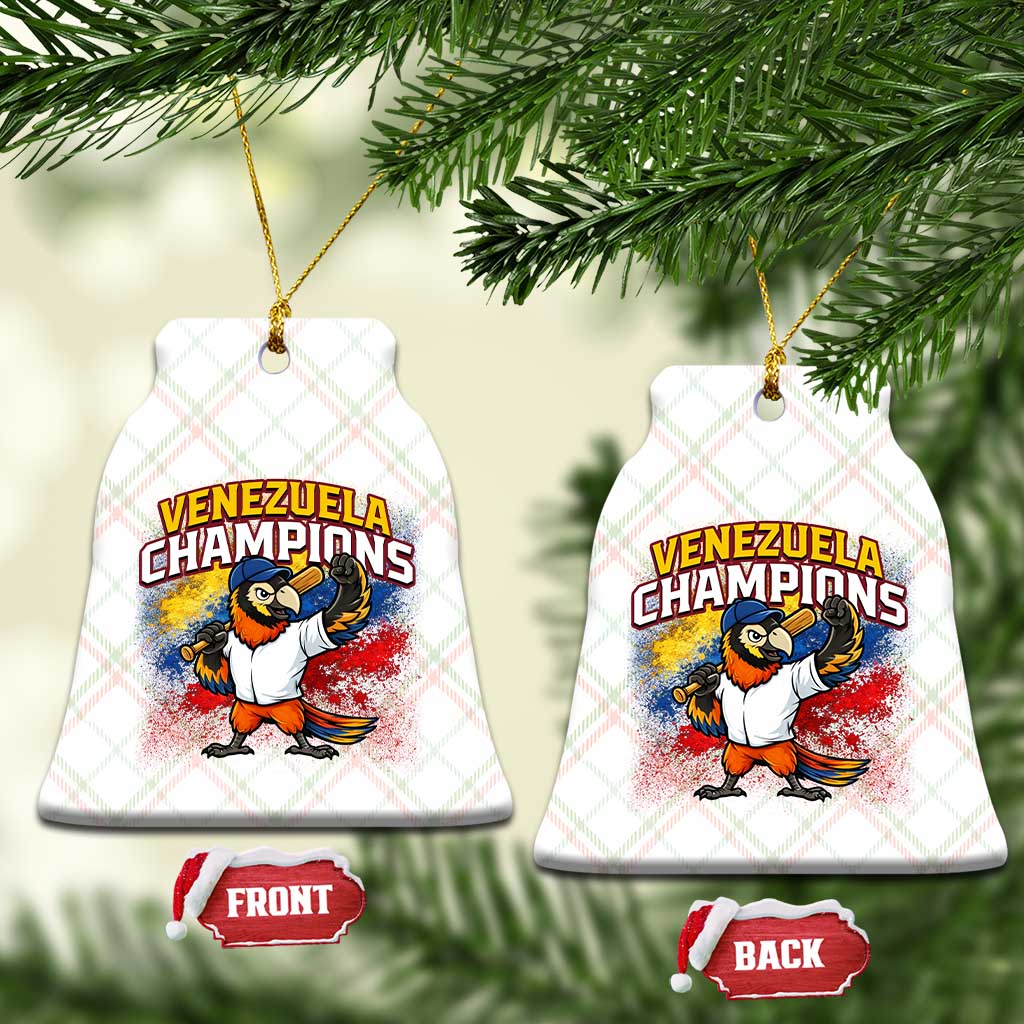 Venezuela Baseball Champions Ceramic Ornament Troupial Bird Patriotic Pride
