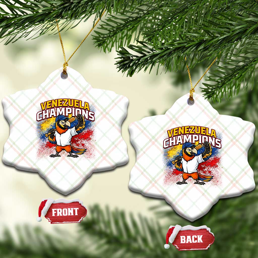 Venezuela Baseball Champions Ceramic Ornament Troupial Bird Patriotic Pride