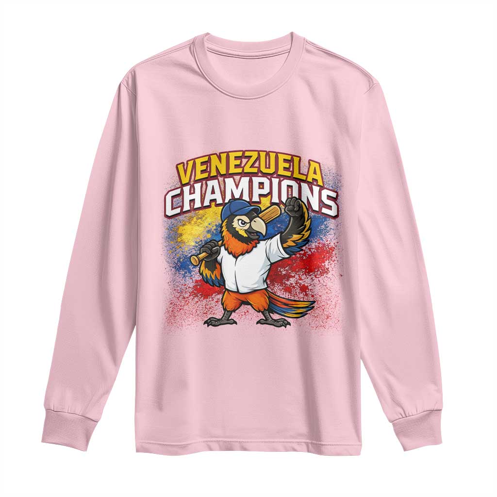 Venezuela Baseball Champions Long Sleeve Shirt Troupial Bird Patriotic Pride