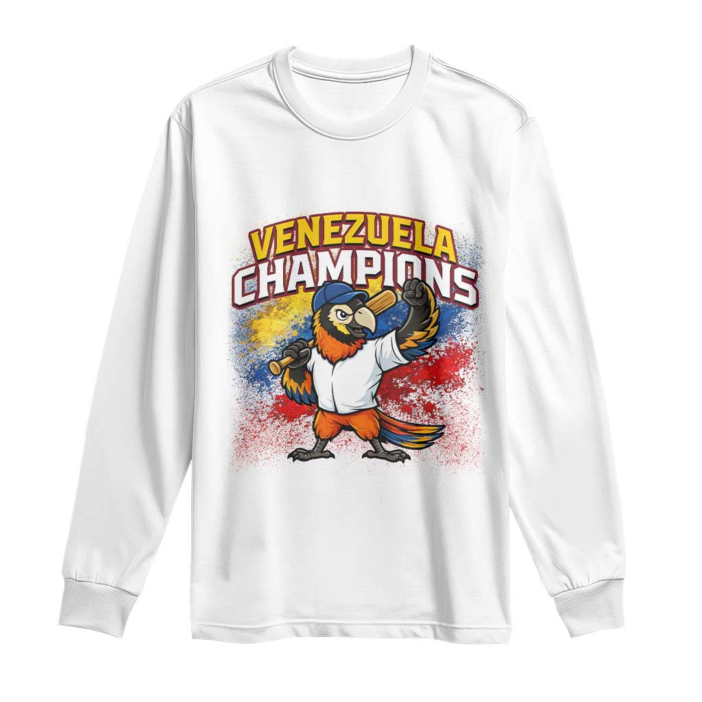 Venezuela Baseball Champions Long Sleeve Shirt Troupial Bird Patriotic Pride