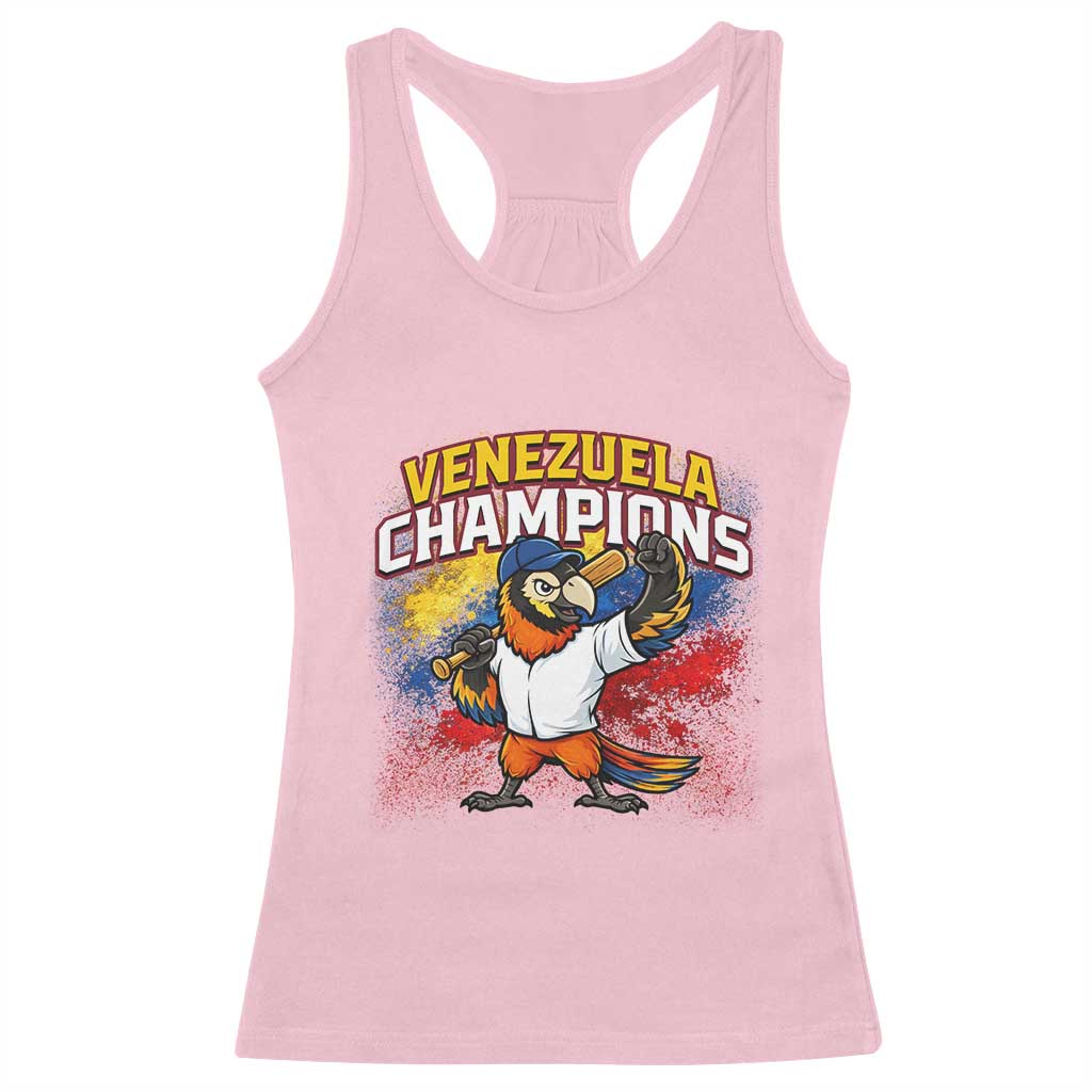 Venezuela Baseball Champions Racerback Tank Top Troupial Bird Patriotic Pride