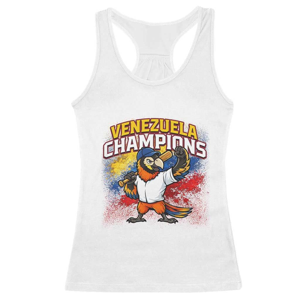 Venezuela Baseball Champions Racerback Tank Top Troupial Bird Patriotic Pride