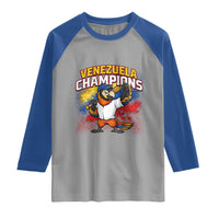 Venezuela Baseball Champions Raglan Shirt Troupial Bird Patriotic Pride