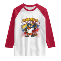 Venezuela Baseball Champions Raglan Shirt Troupial Bird Patriotic Pride