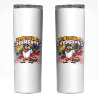 Venezuela Baseball Champions Skinny Tumbler Troupial Bird Patriotic Pride
