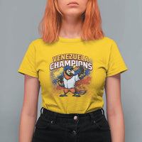 Venezuela Baseball Champions T Shirt For Women Troupial Bird Patriotic Pride