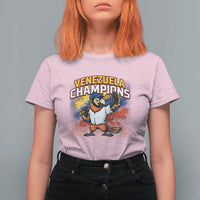 Venezuela Baseball Champions T Shirt For Women Troupial Bird Patriotic Pride