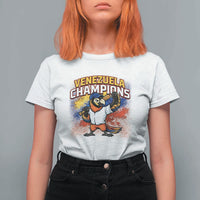 Venezuela Baseball Champions T Shirt For Women Troupial Bird Patriotic Pride