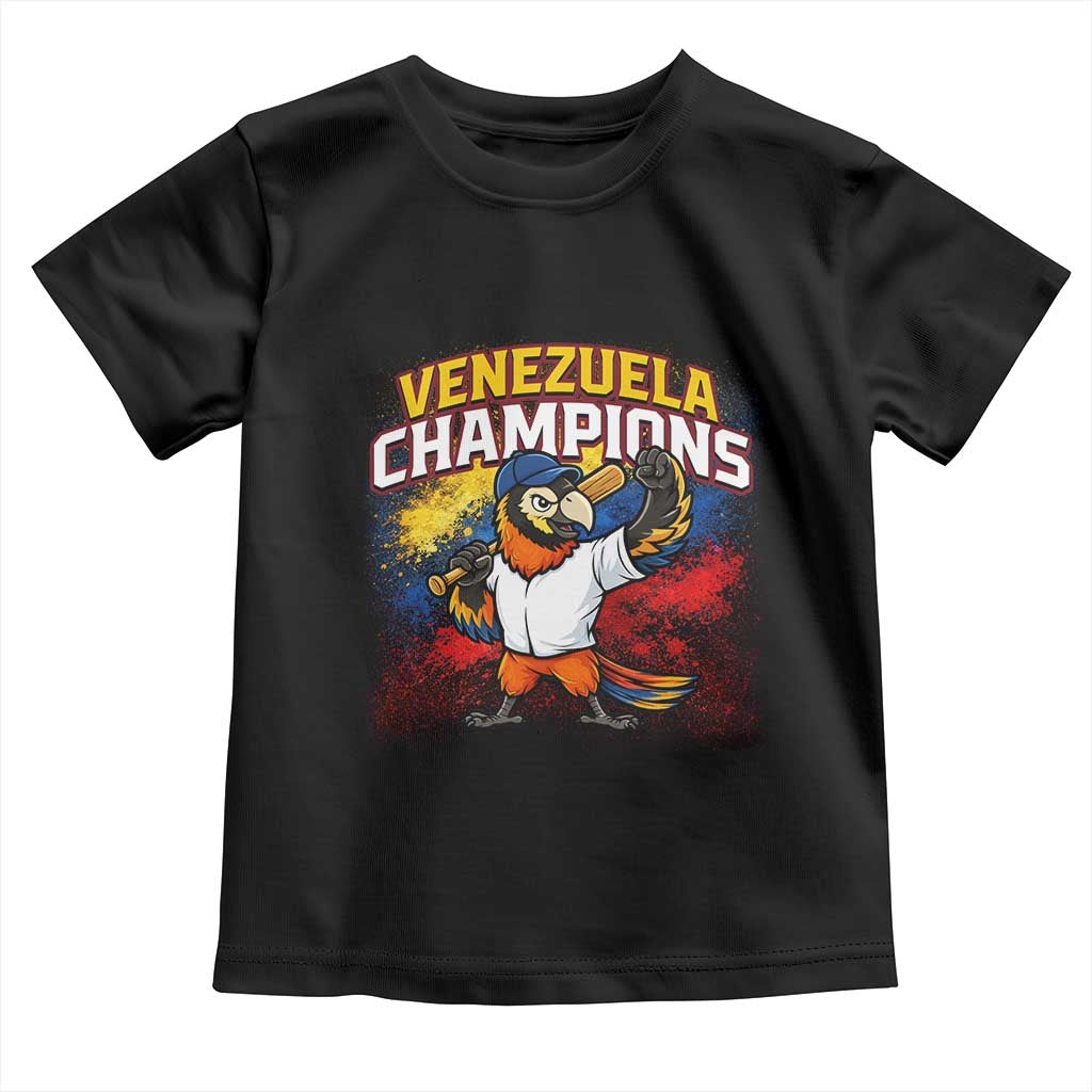 Venezuela Baseball Champions Toddler T Shirt Troupial Bird Patriotic Pride