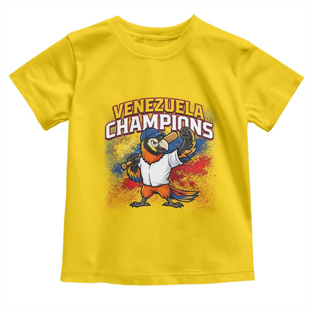 Venezuela Baseball Champions Toddler T Shirt Troupial Bird Patriotic Pride