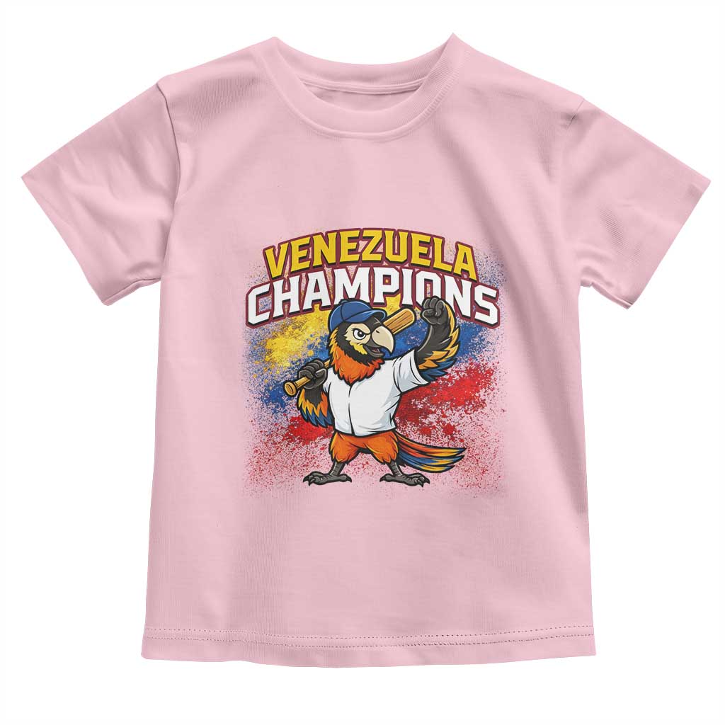 Venezuela Baseball Champions Toddler T Shirt Troupial Bird Patriotic Pride