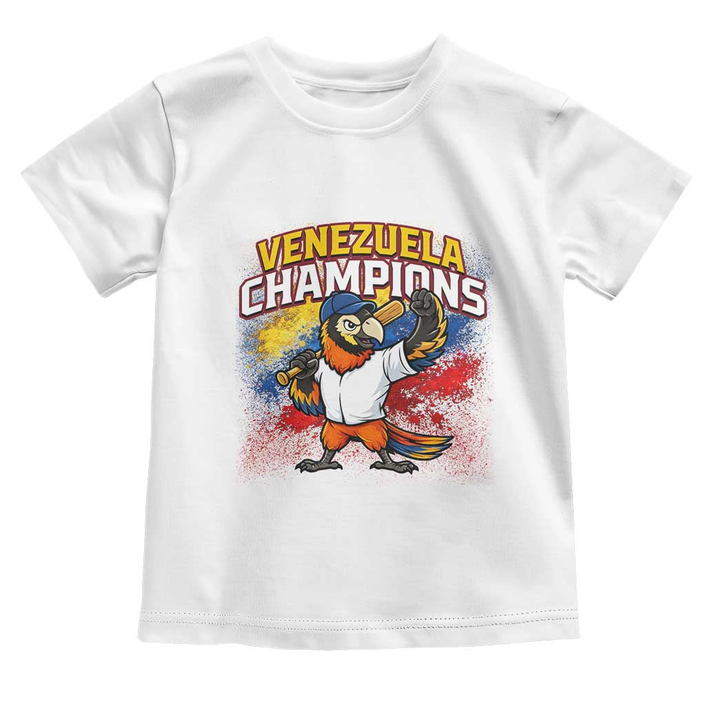 Venezuela Baseball Champions Toddler T Shirt Troupial Bird Patriotic Pride