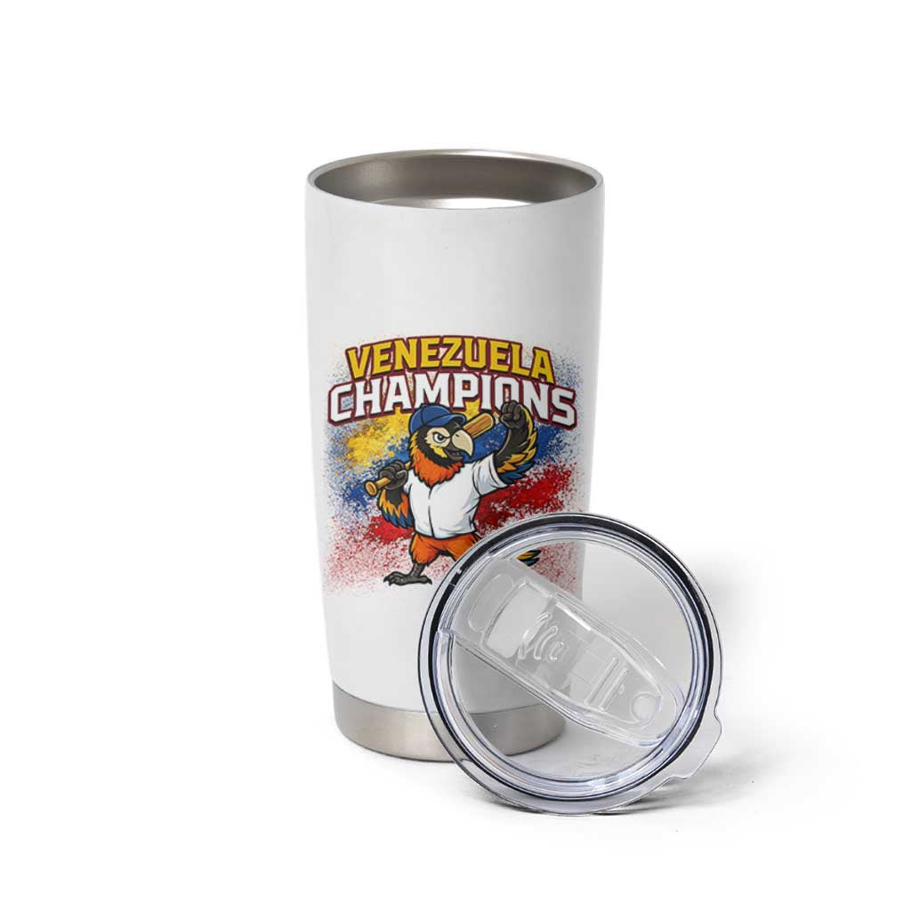 Venezuela Baseball Champions Tumbler Cup Troupial Bird Patriotic Pride