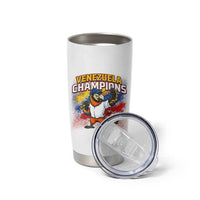 Venezuela Baseball Champions Tumbler Cup Troupial Bird Patriotic Pride