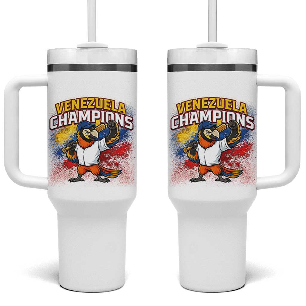Venezuela Baseball Champions Tumbler With Handle Troupial Bird Patriotic Pride