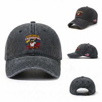 Venezuela Baseball Champions Washed Cotton Baseball Cap Troupial Bird Patriotic Pride