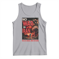 No US Israel War On Iran Tank Top Peace Not War